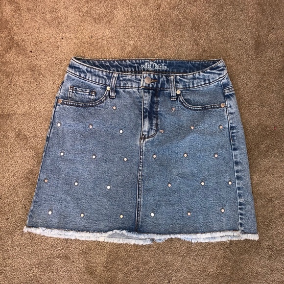 wild fable Dresses & Skirts - DENIM STUDDED SKIRT